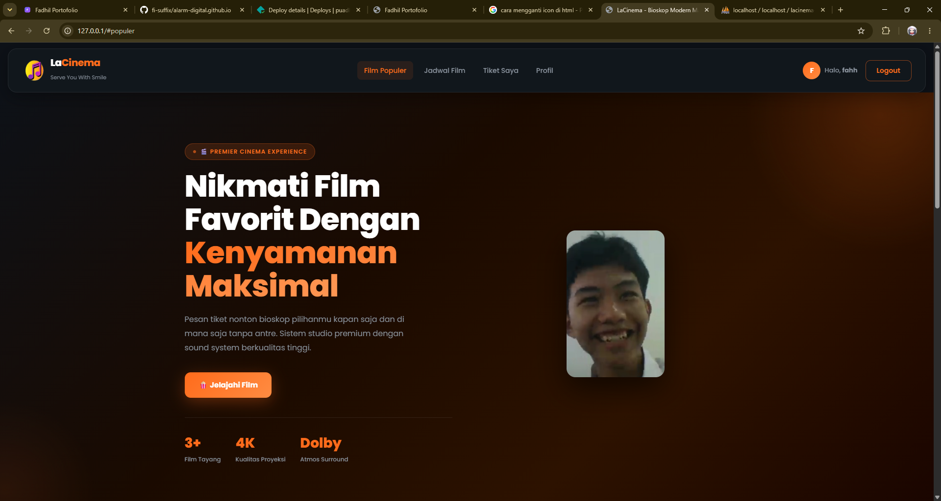 Screenshot jam digital